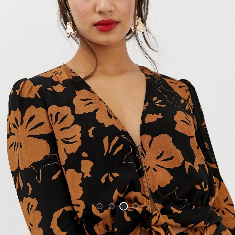 Whistles limited ari tie front top
